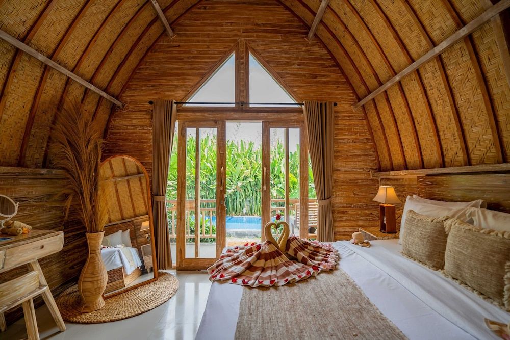 Penida Green Palm Cottage Comfort Double Room, Pool View 2