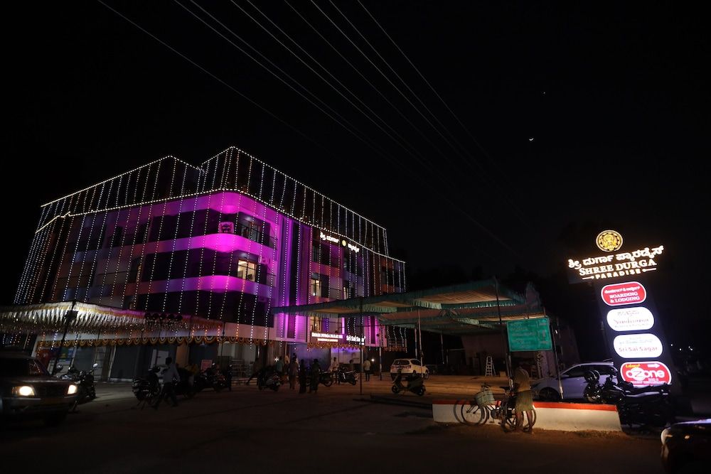 Front of property - evening/night