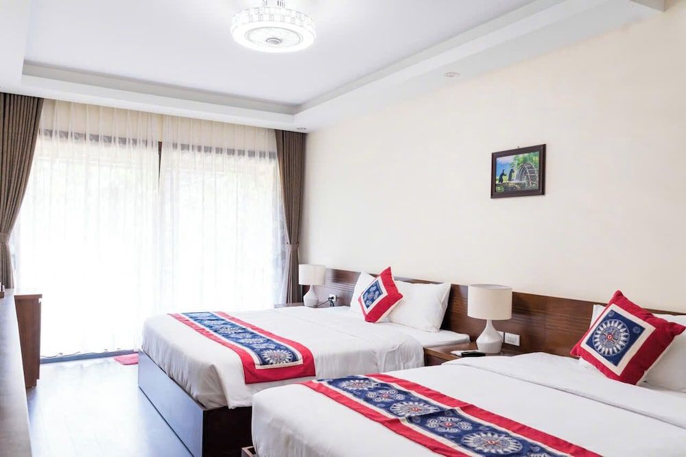 Luong Son Retreat Basic Room, Balcony, Garden View