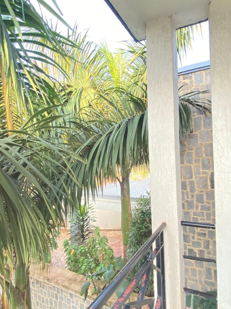 Outdoor banquet area