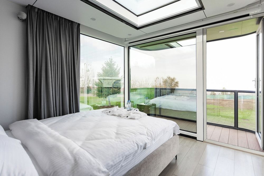 Zvezdnaya Hotel Standard Double Room, Lanai, City View