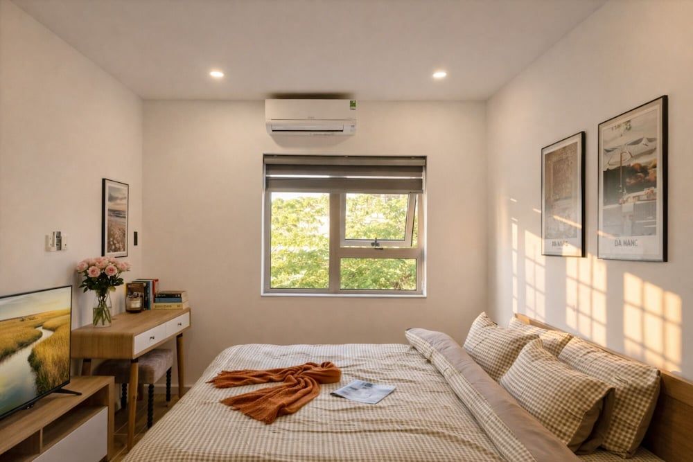 Seaflow Staycation Comfort Studio, Balcony, Garden View