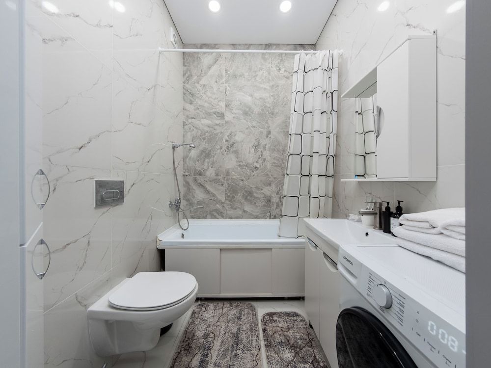 Business Aparts near MEGA Almaty Comfort Apartment, 1 King Bed with Sofa bed, Mountain View 2