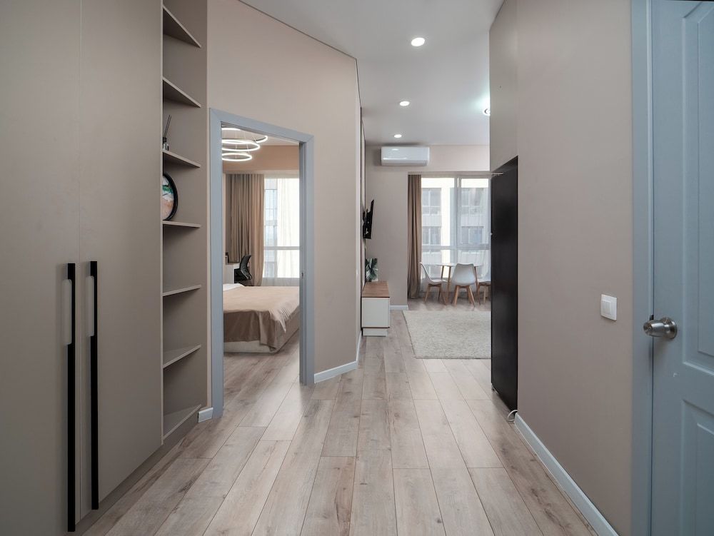 Business Aparts near MEGA Almaty Comfort Apartment, 1 King Bed with Sofa bed, Mountain View 5