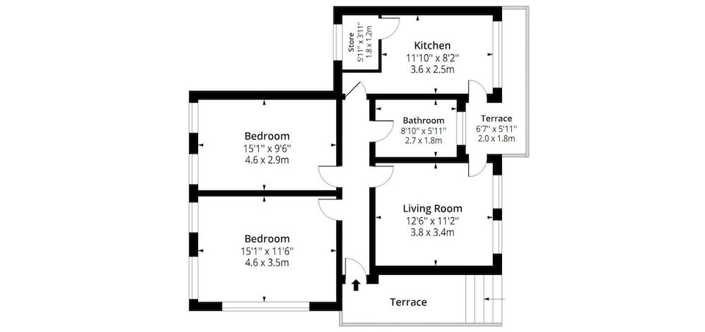 Makalu Apartment 2bhk Thamel 5 min Walk 1st Floor Apartment, 2 Bedrooms, Smoking, Balcony 24