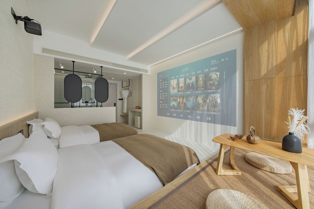 Qingcen Manor Elite Twin Room, Patio, Hill View