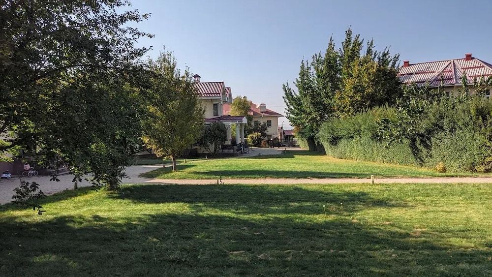 Outdoor wedding area