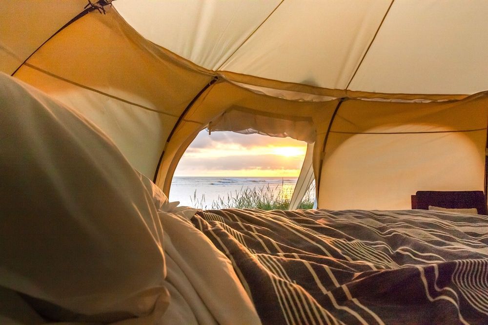 Tatapouri Retreat - Glamping Glamping Tent 2 Persons, Shared Bathroom 2