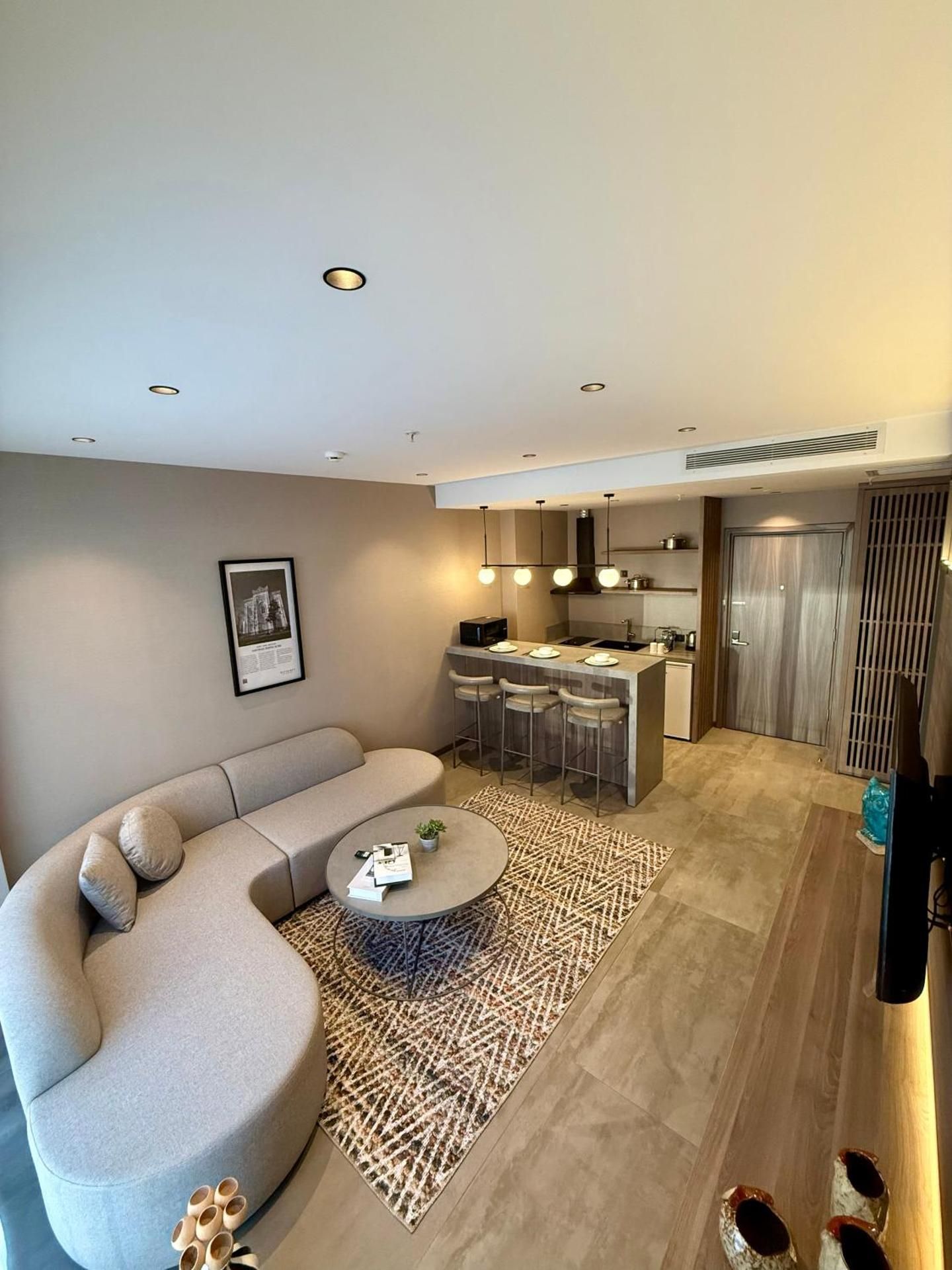 One-Bedroom Apartment with City View