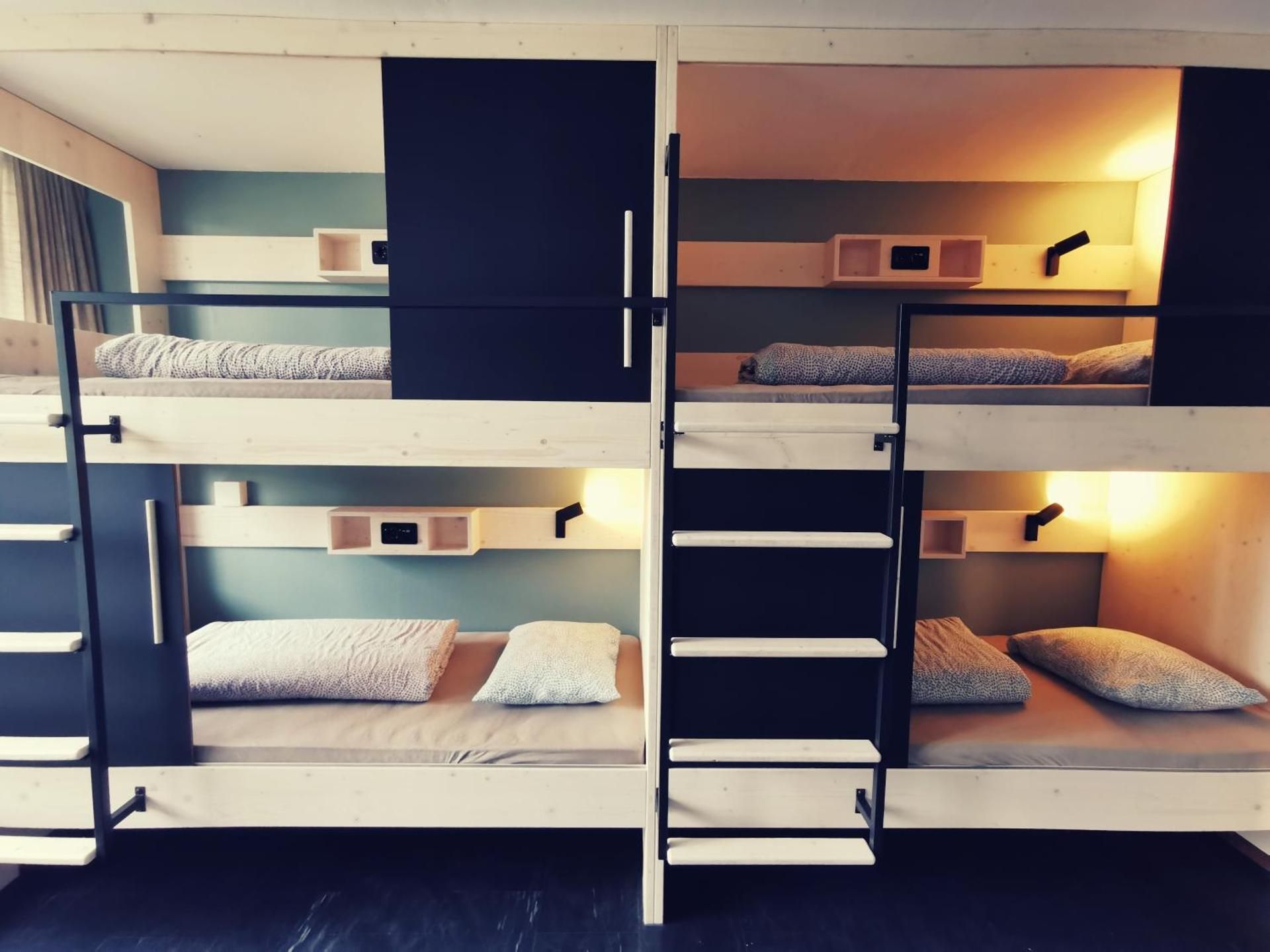 Single Bed in 4-Bed Mixed Dormitory Room with Shared Bathroom