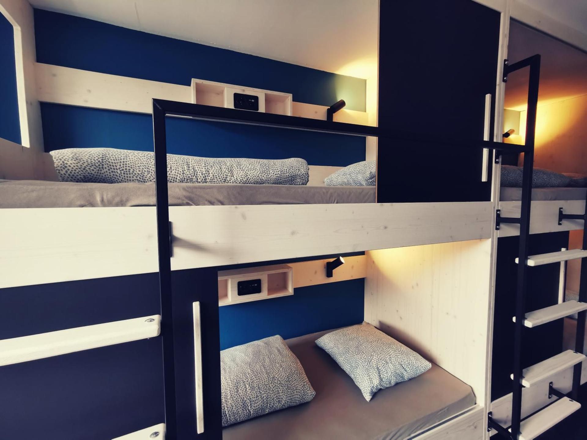 Single Bed in 4-Bed Mixed Dormitory Room with Shared Bathroom