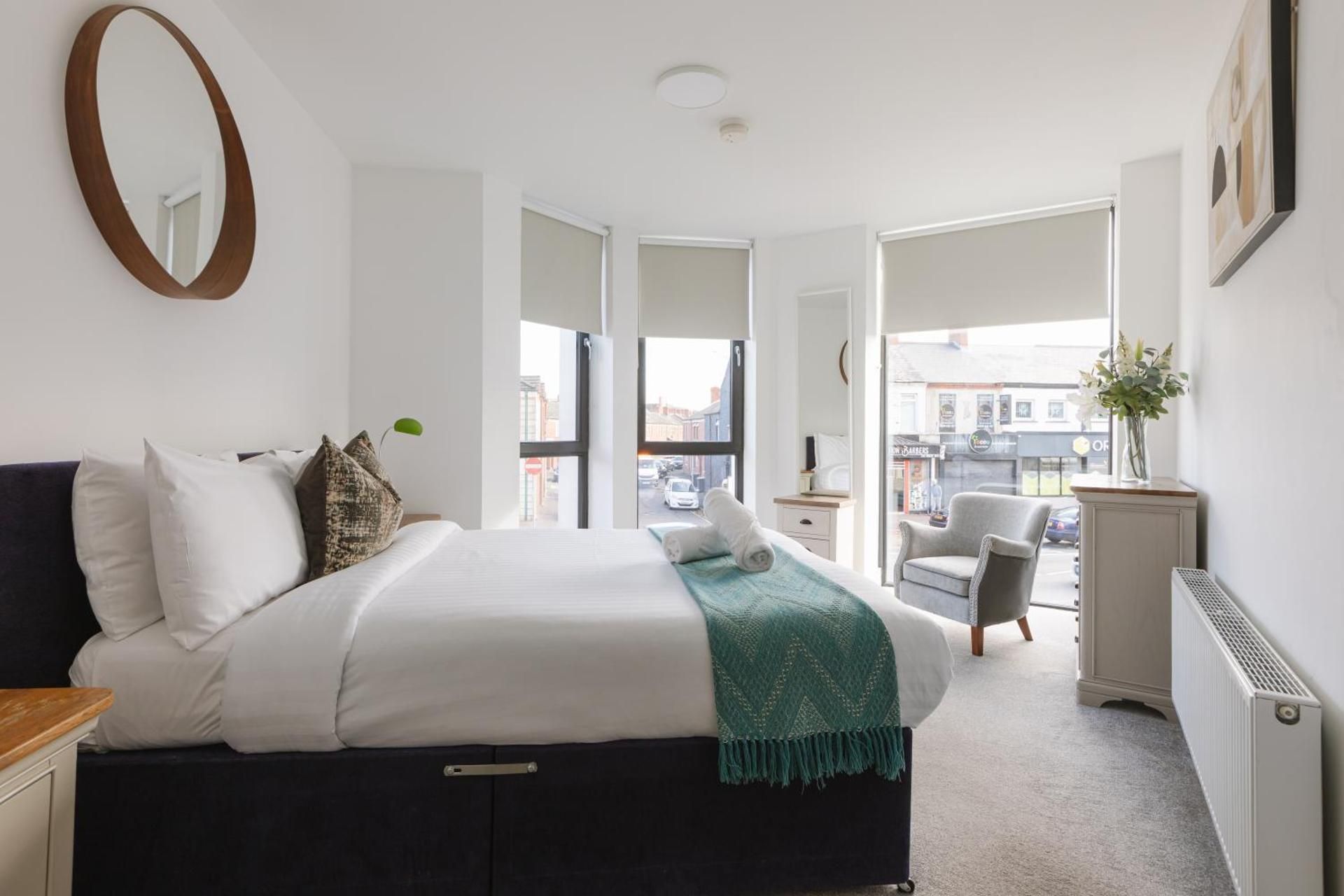 Luxury 2BR apartments by Luxus Fully Equipped Kitchen, Ormeau Park Two-Bedroom Apartment