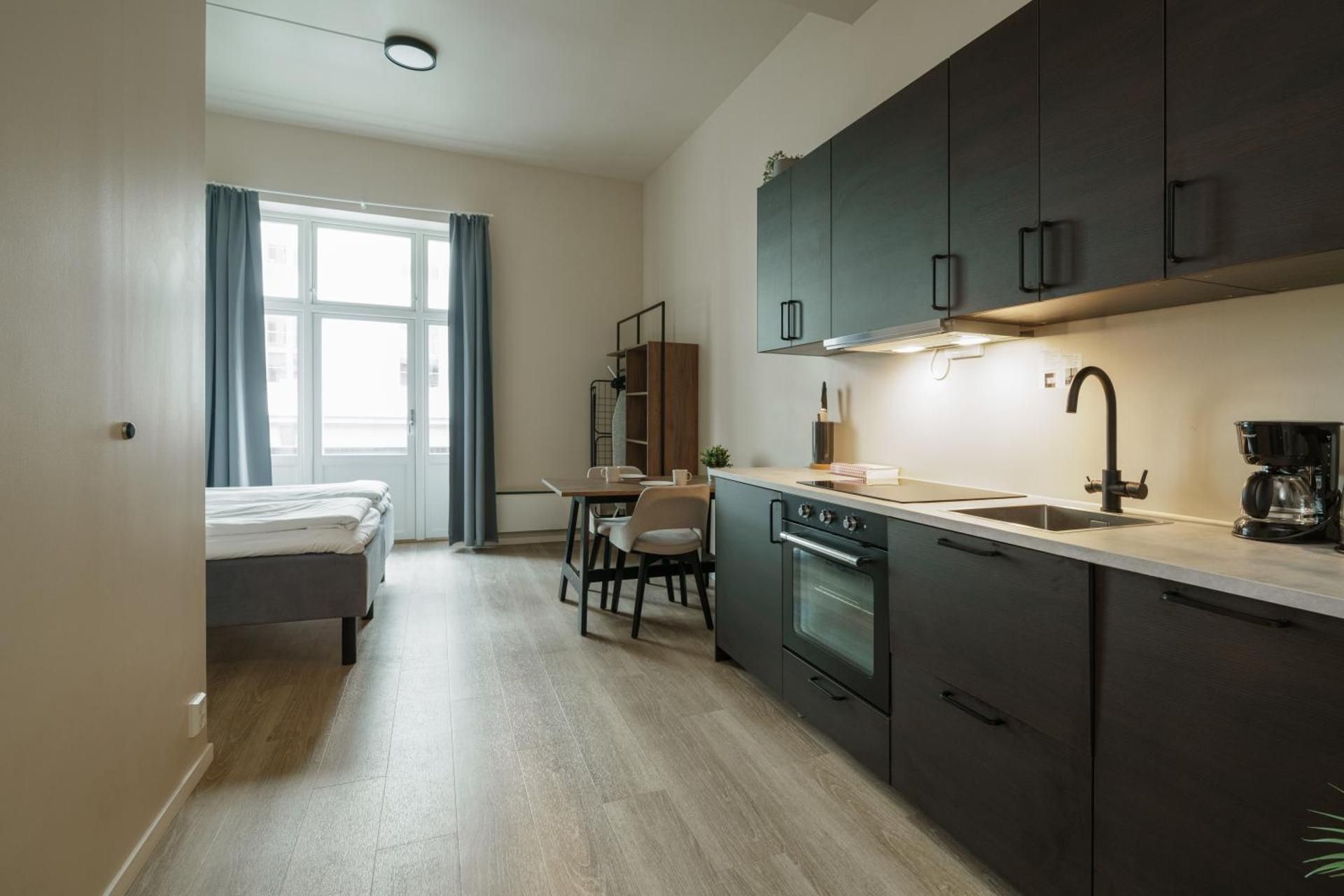 Studio Apartment with Balcony