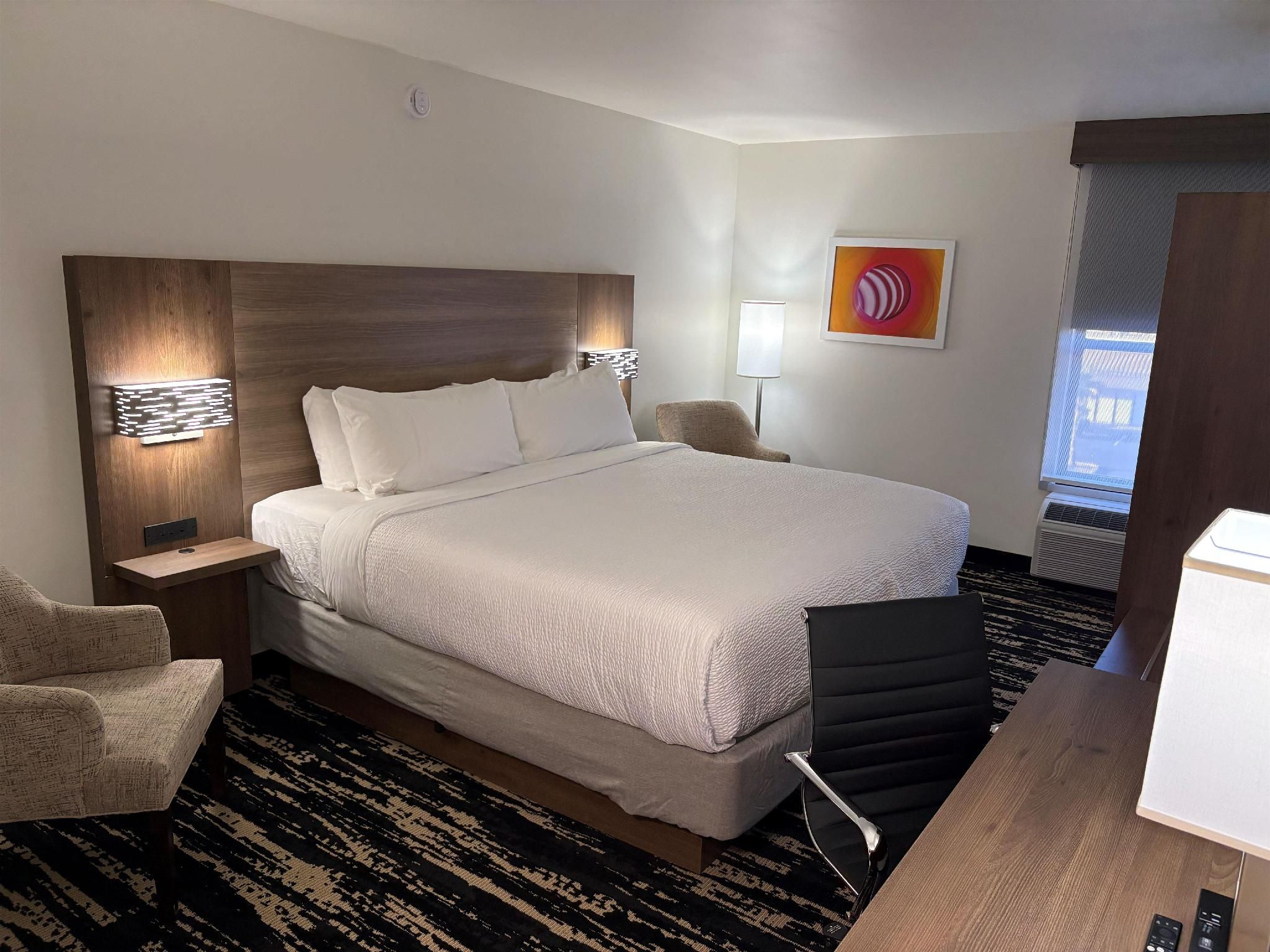 1 King Bed, Non-Smoking, Work Desk, Microwave And Mini-Refrigerator, Wi-Fi, Full Breakfast