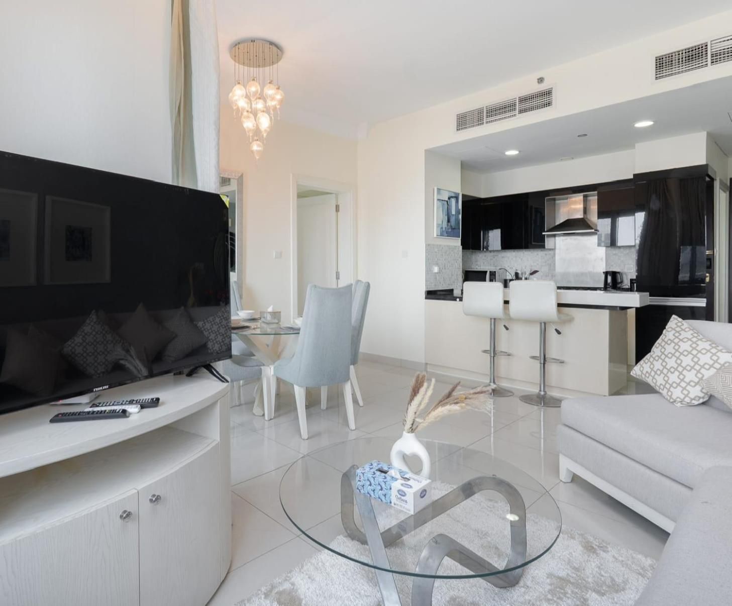 One-Bedroom Apartment with Balcony and City View