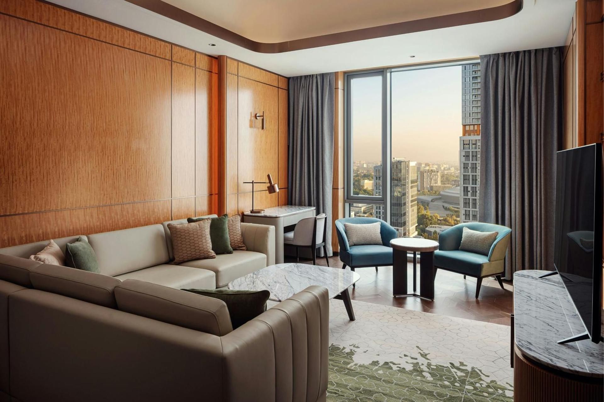 JW Marriott Hotel Tashkent One-Bedroom Executive King Suite with Concierge Lounge Access 3