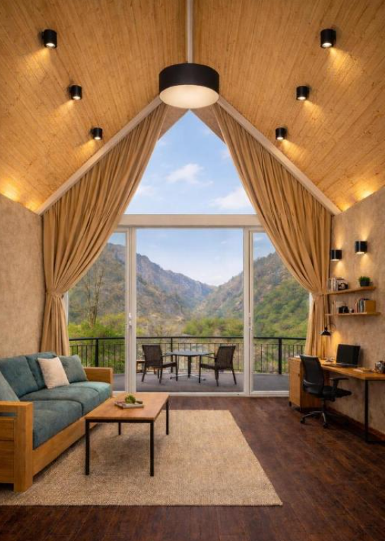 Pahadi Sukoon - A frame Cottages Deluxe Room 2