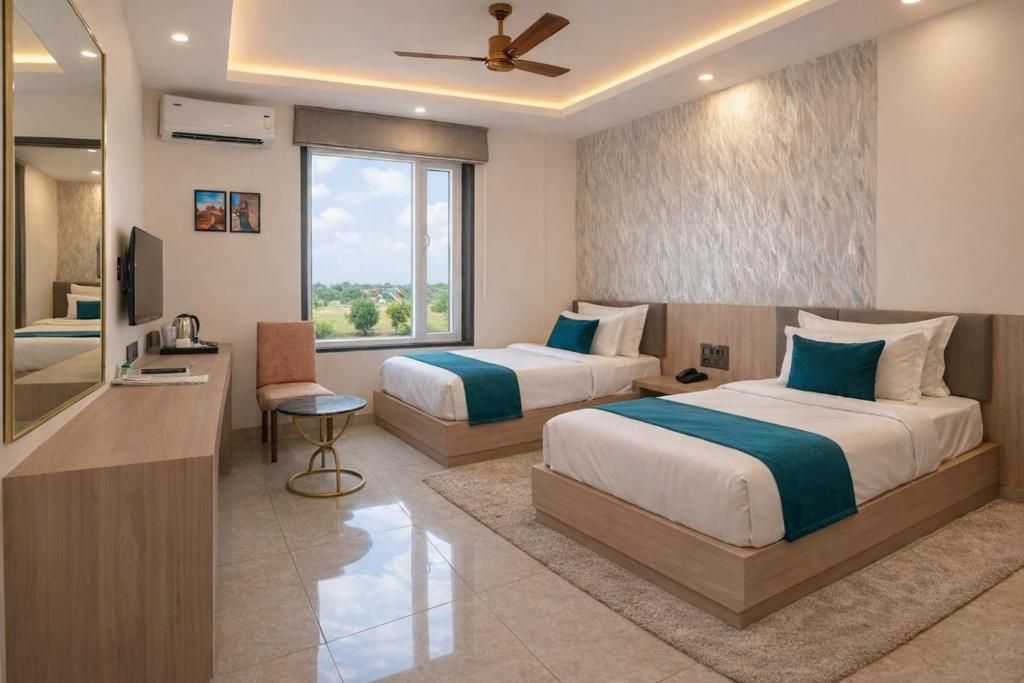 OPO Horizon Surbhi Grant Khatu Shyam Deluxe Twin Room 2