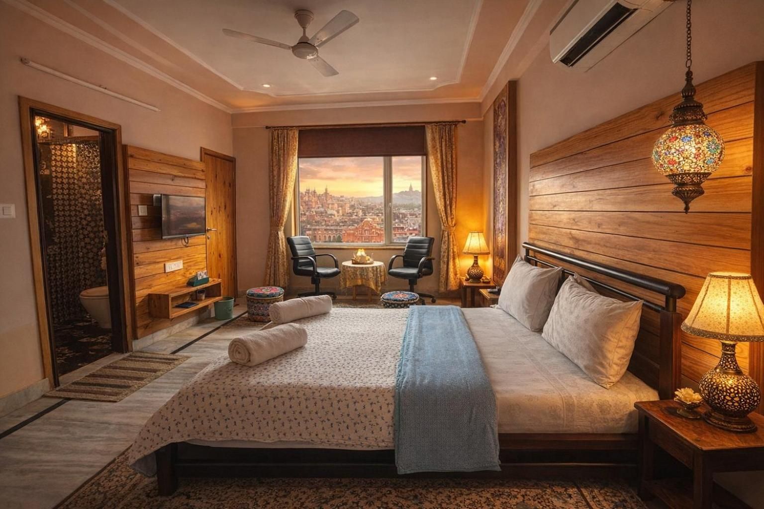 AT HOME IN LODGE 