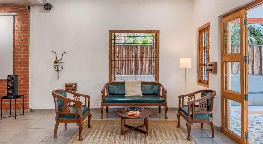 SaffronStays Atmos: rustic villa with projector Private Villa 8