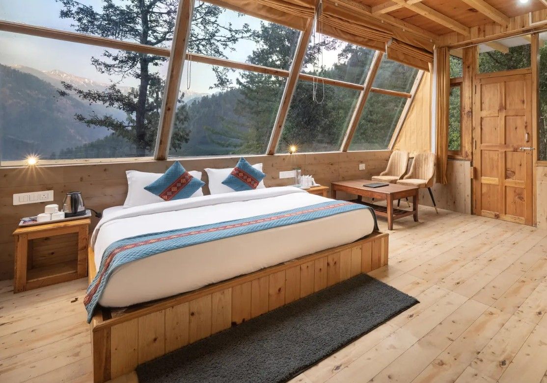 Echor Treehouse Retreat Tandi, Jibhi Stargazing Tree Cottage (Valley View) 2