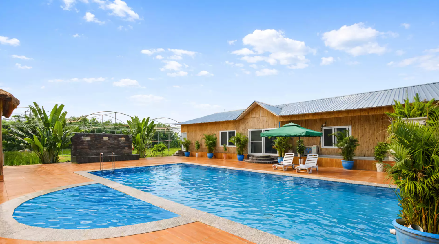 Aurea 4BHK Farmhouse With Private Pool, Garden & Gazebo