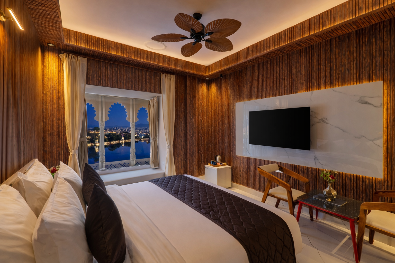 SHAKUNTALAM SAGAR- The Lake Facing Boutique Hotel Premium Lake View Room with Bathtub 7