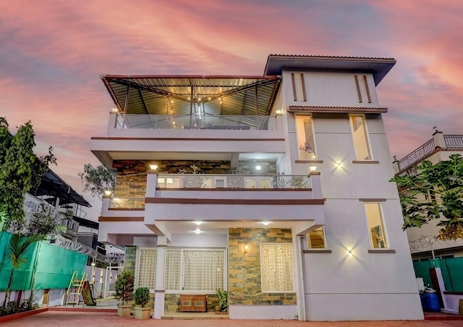 Alaya Stays Nest 4 BHK villa with Pool & Gazebo - Image 1