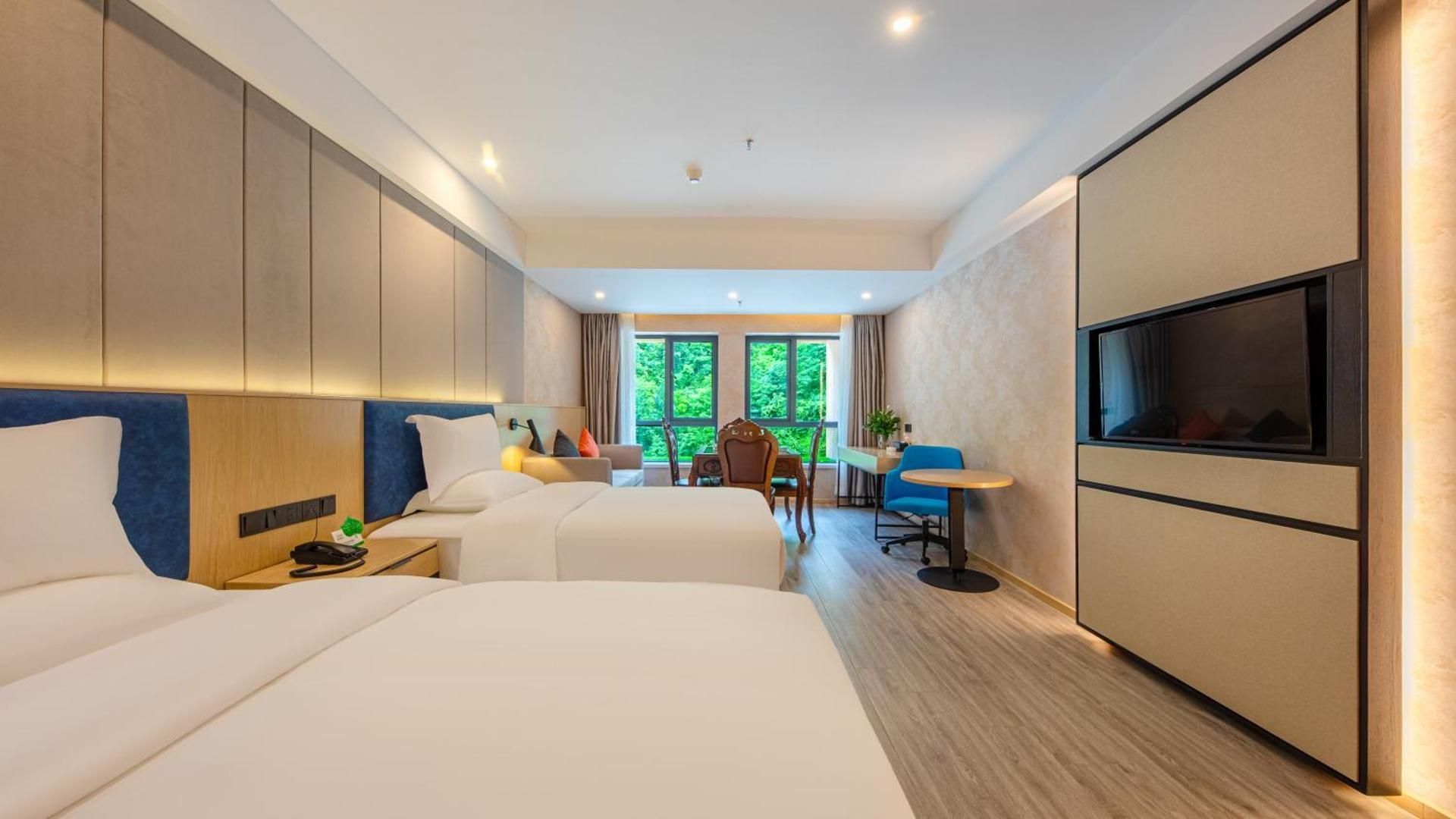 Weilai Hotel Chongqing Chengkou Passenger Transport Center Branch Superior Twin Room 2