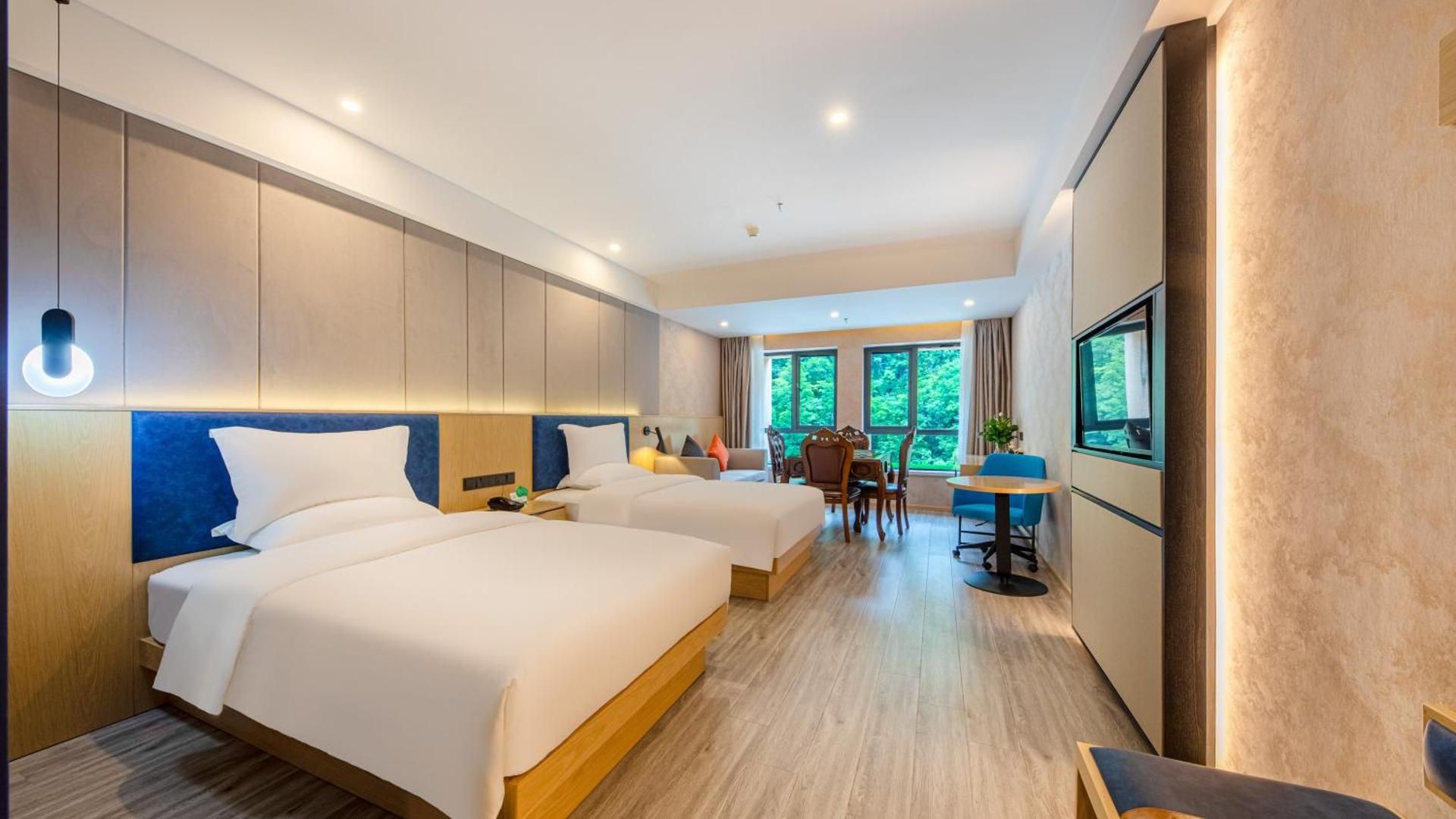 Weilai Hotel Chongqing Chengkou Passenger Transport Center Branch Superior Twin Room 3