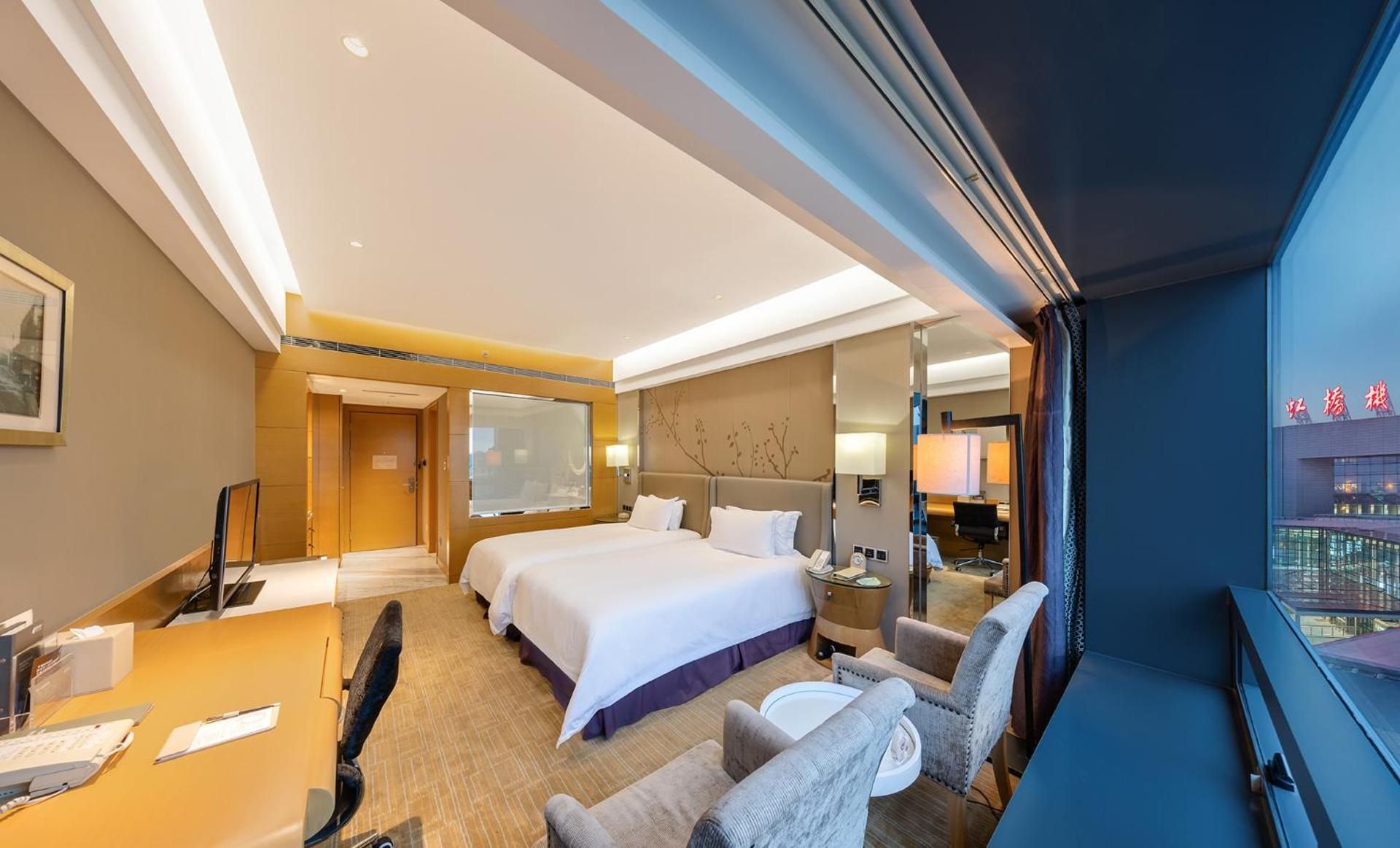 Air China Hongqiao Airport Hotel - Air China BoYue Hotel Deluxe Twin Room 2