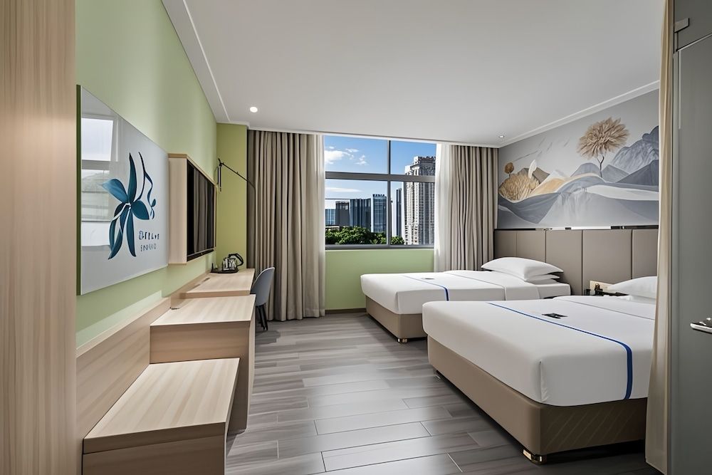 AeroLink Hotel Shenzhen Bao'an Airport Business Twin Room, City View 2