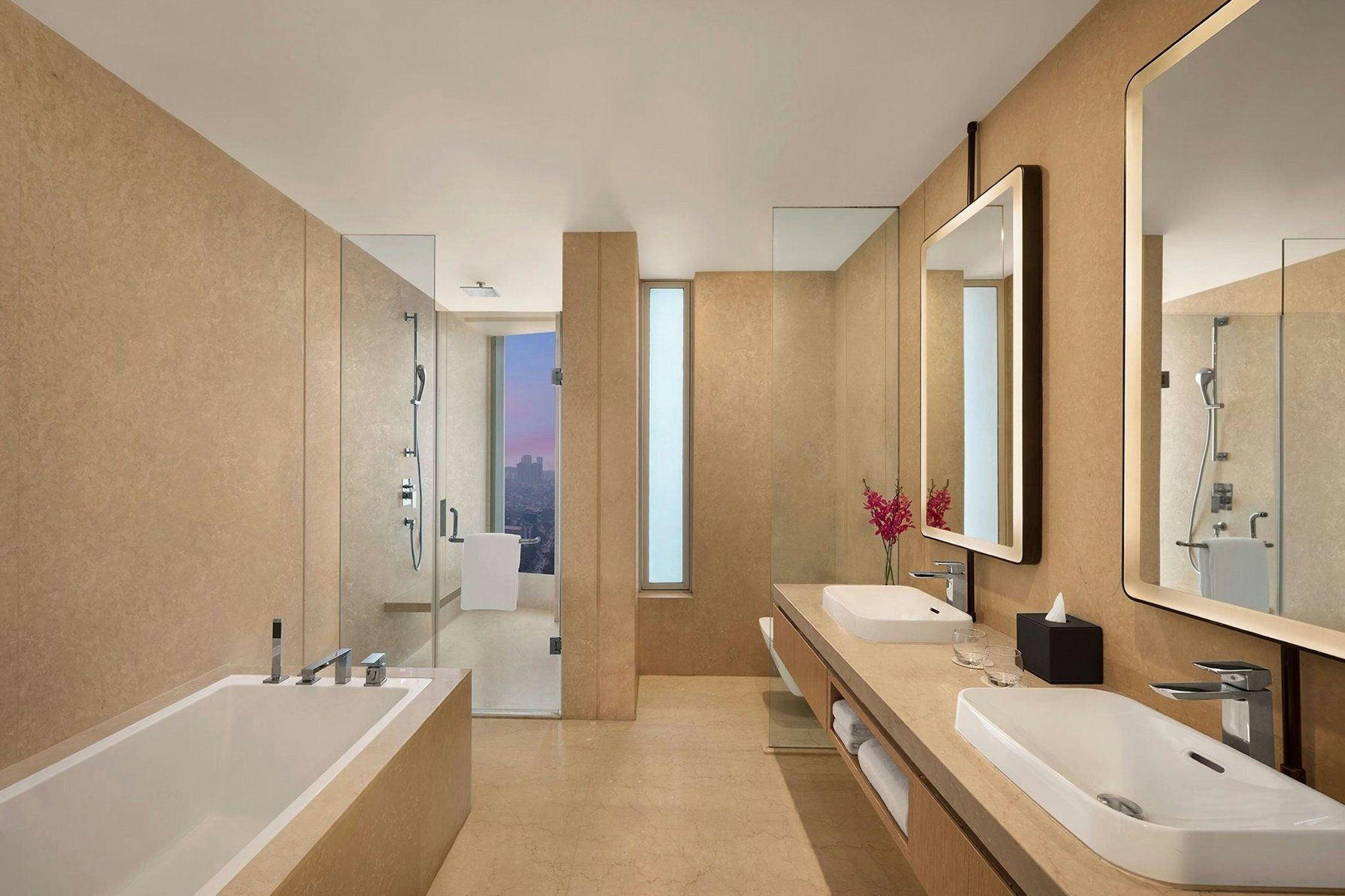Le Méridien Navi Mumbai Sky Suite, Club lounge access, 2 Bedroom Suite, Bedroom 1: 1 King, Bedroom 2: 2 Twin