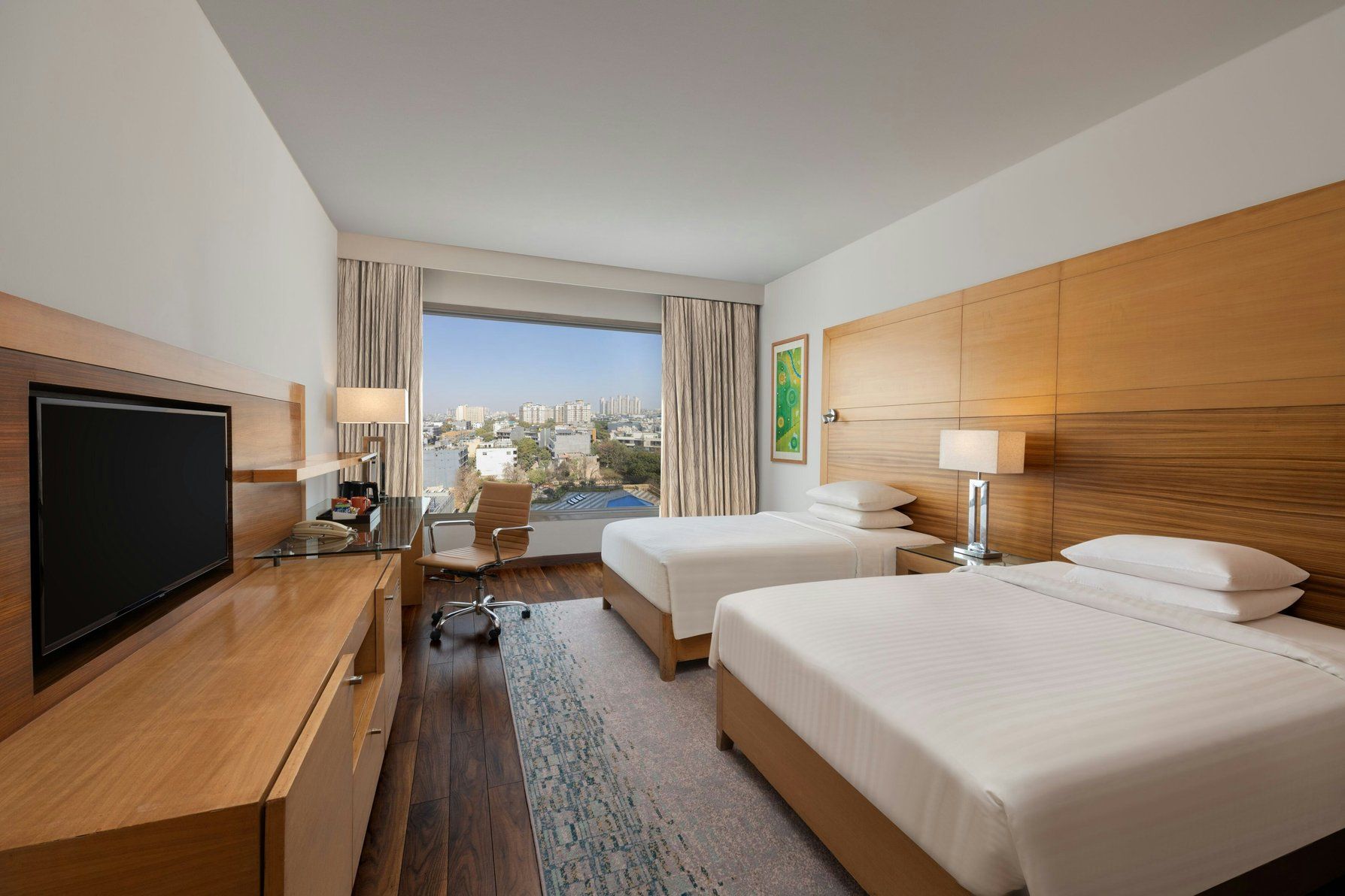 Guest room, 2 Twin, 6th - 15th floor