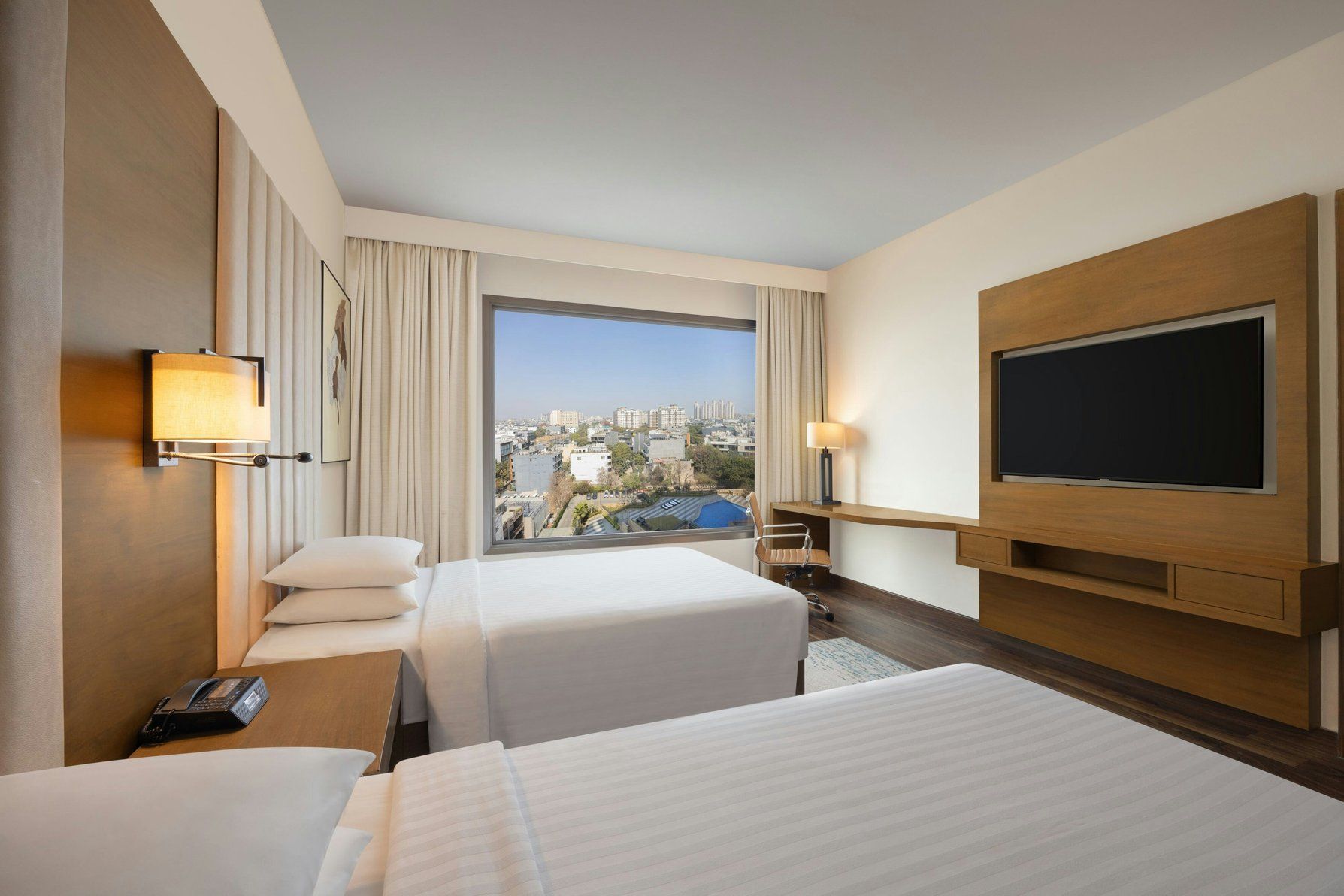 Club lounge access, Guest room, 2 Twin, 6th - 15th floor