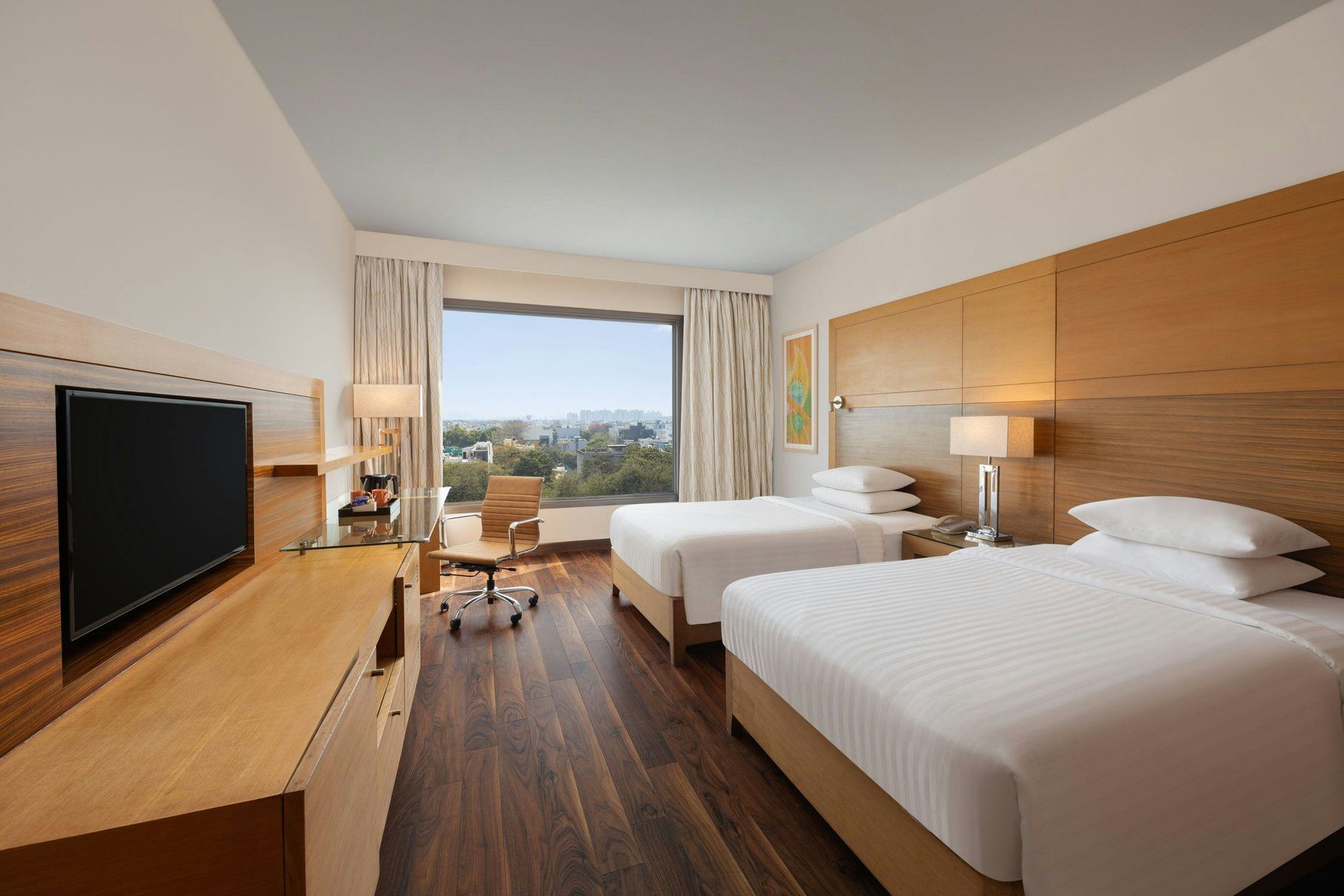 Courtyard by Marriott Gurugram Downtown Guest room, 2 Twin 3
