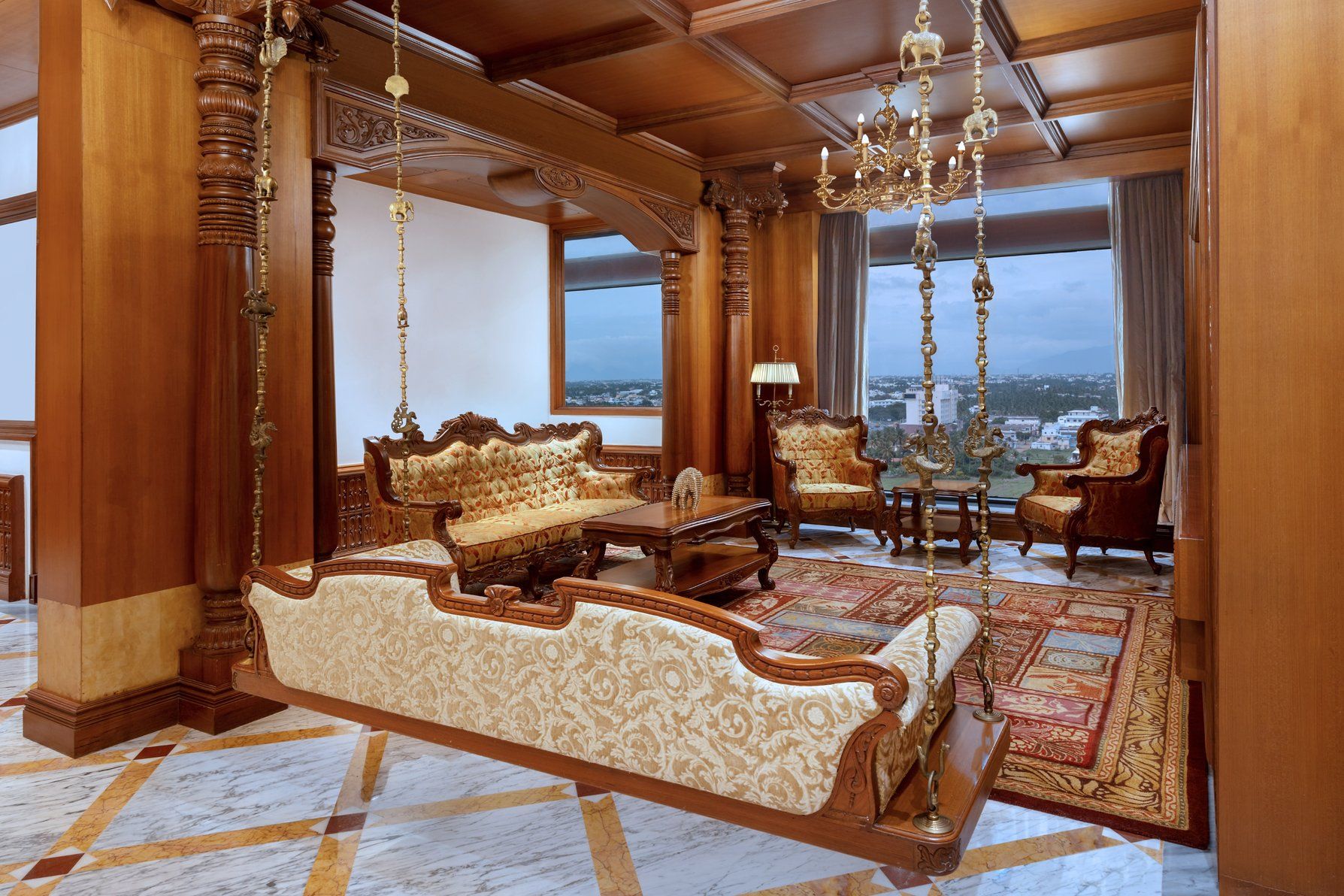 TamilNadu Suite, Club lounge access, 1 Bedroom Hospitality Suite, 1 King, City view, Top floor