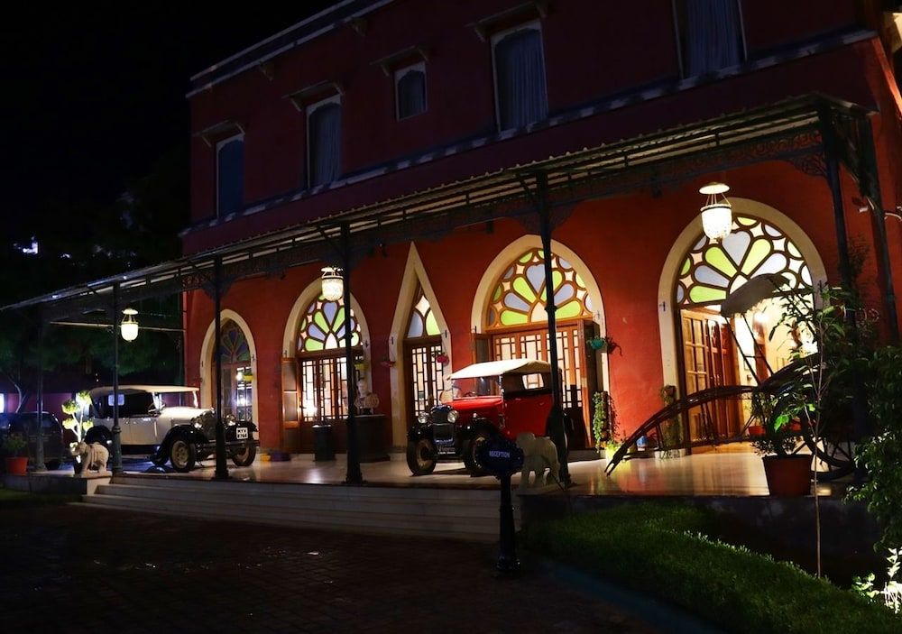 Front of property - evening/night
