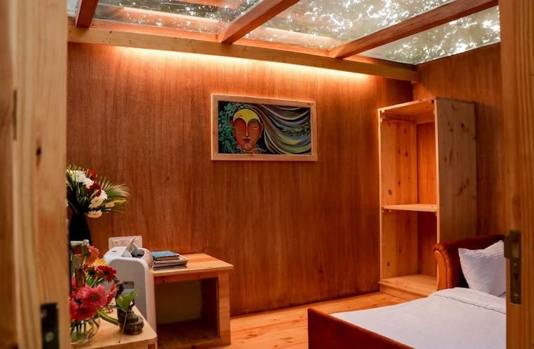 Camping Huts with Common Bathroom
