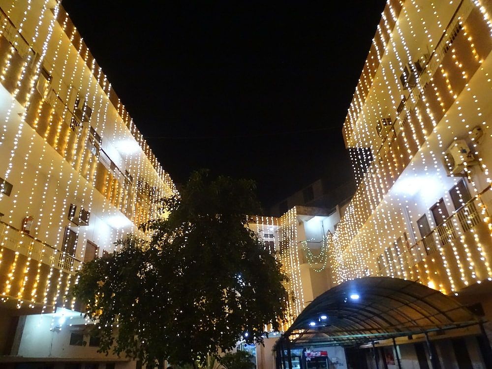 Front of property - evening/night