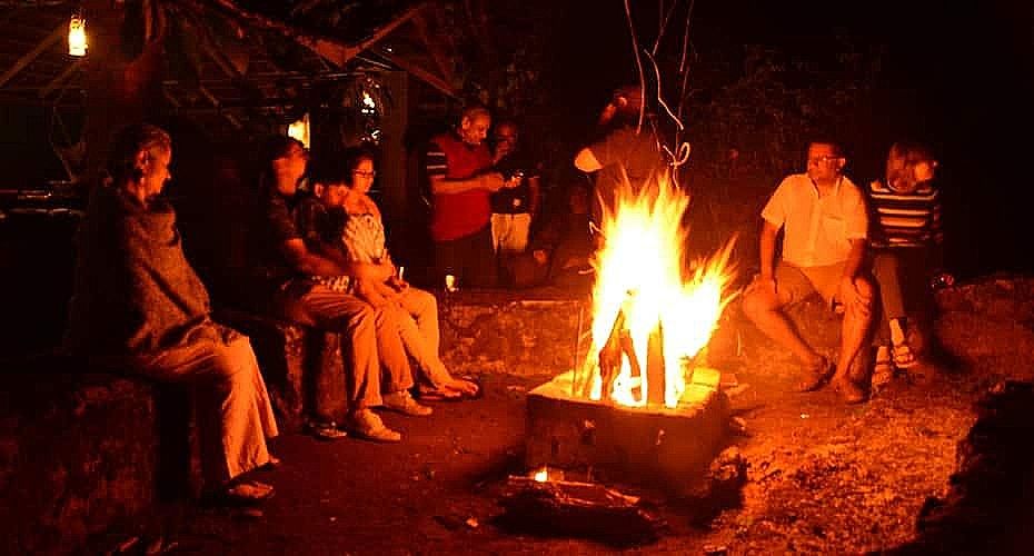 Lively evenings with bonfire and music
