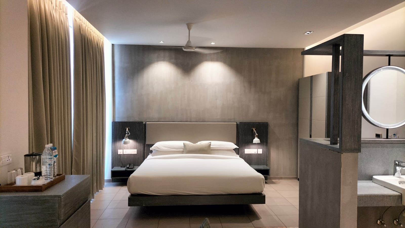 Twin Bed Room With Air conditioning