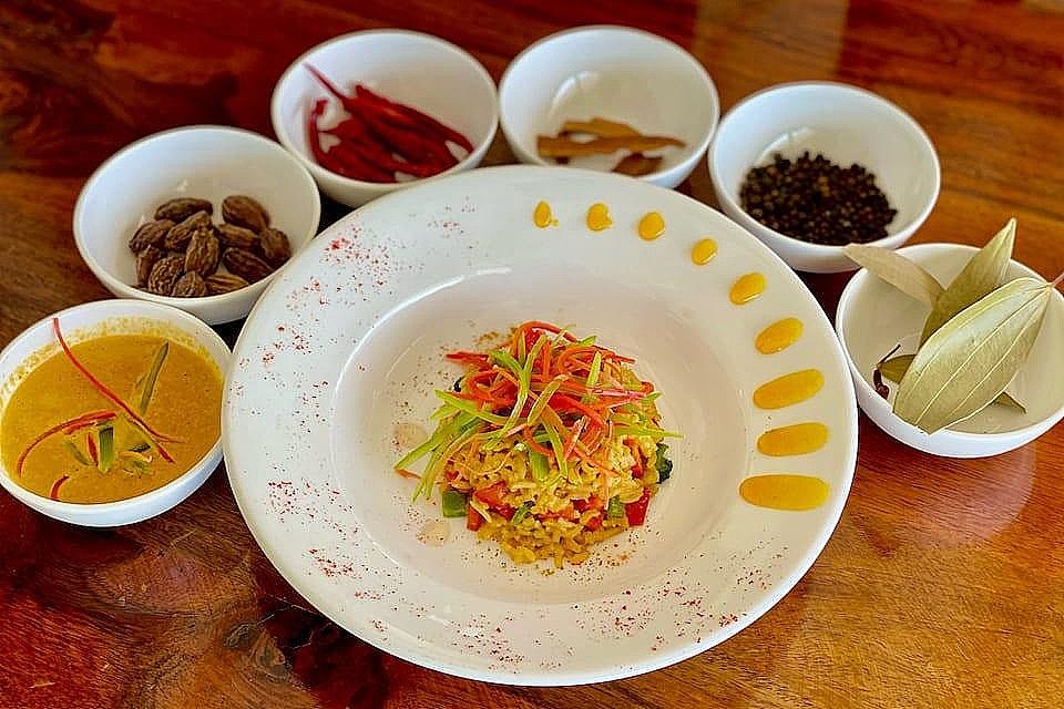 enjoy the range of food