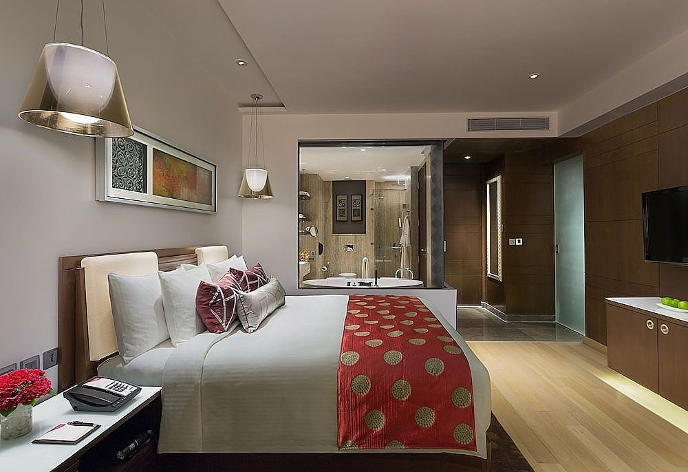 Crowne Plaza Greater Noida, an IHG Hotel Standard Room, 1 Queen Bed, Accessible, City View 5