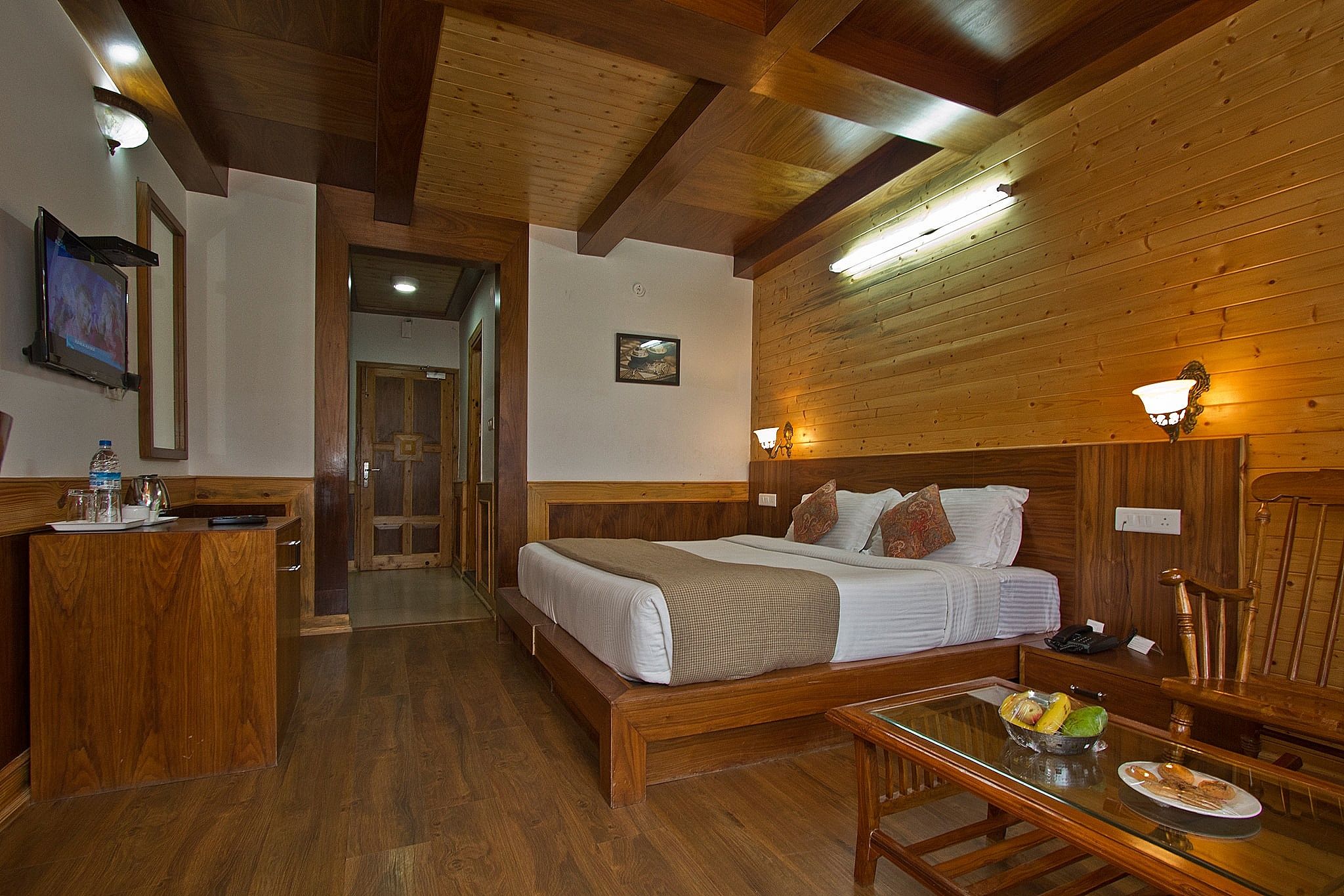 The Vivaan Swiss cottage Wing B ( valley view with balcony & common living area) - Special