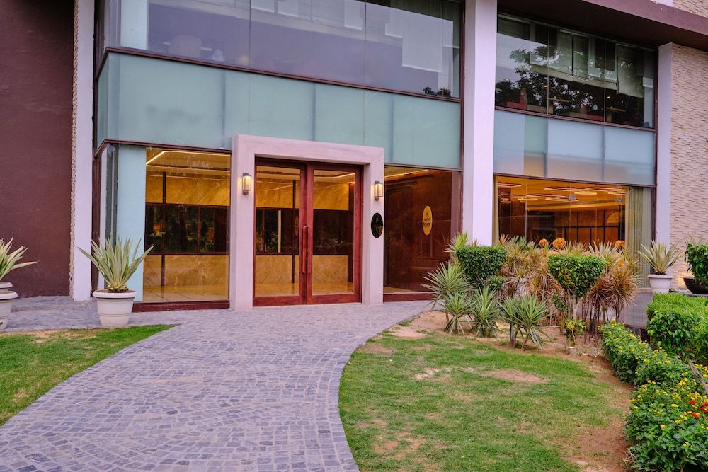 Outdoor wedding area