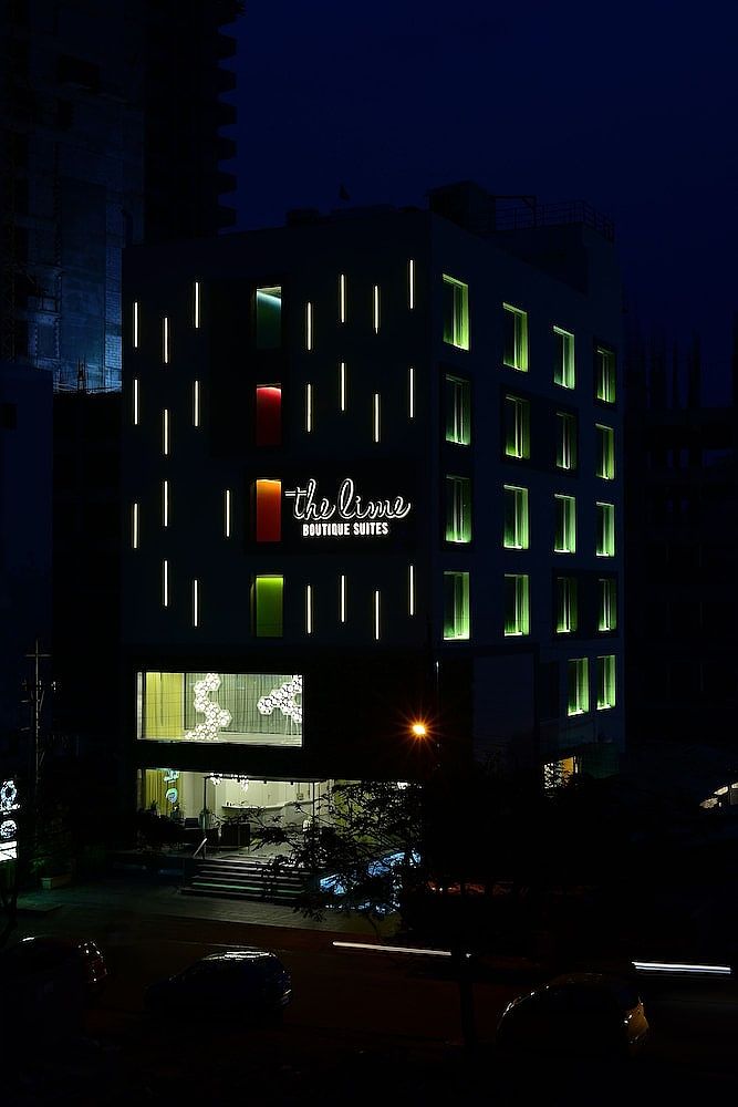 Front of property - evening/night