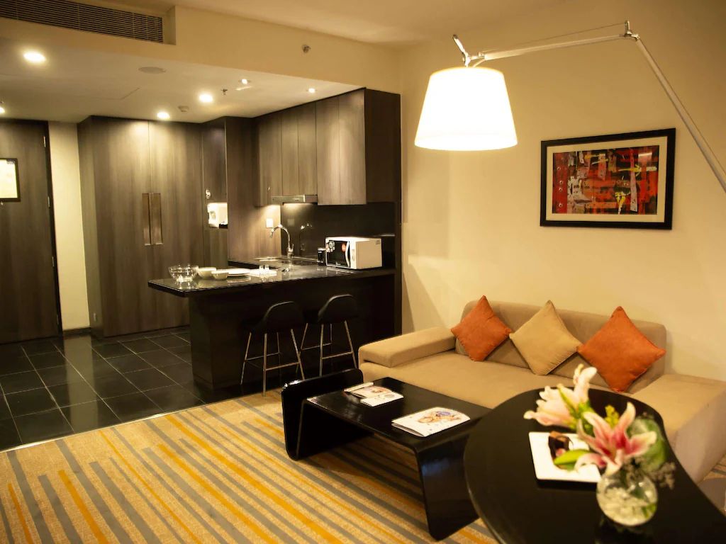 1 Bedroom Apartment with Kitchen, Premium Wifi, 15% Off on Food & Soft Beverage