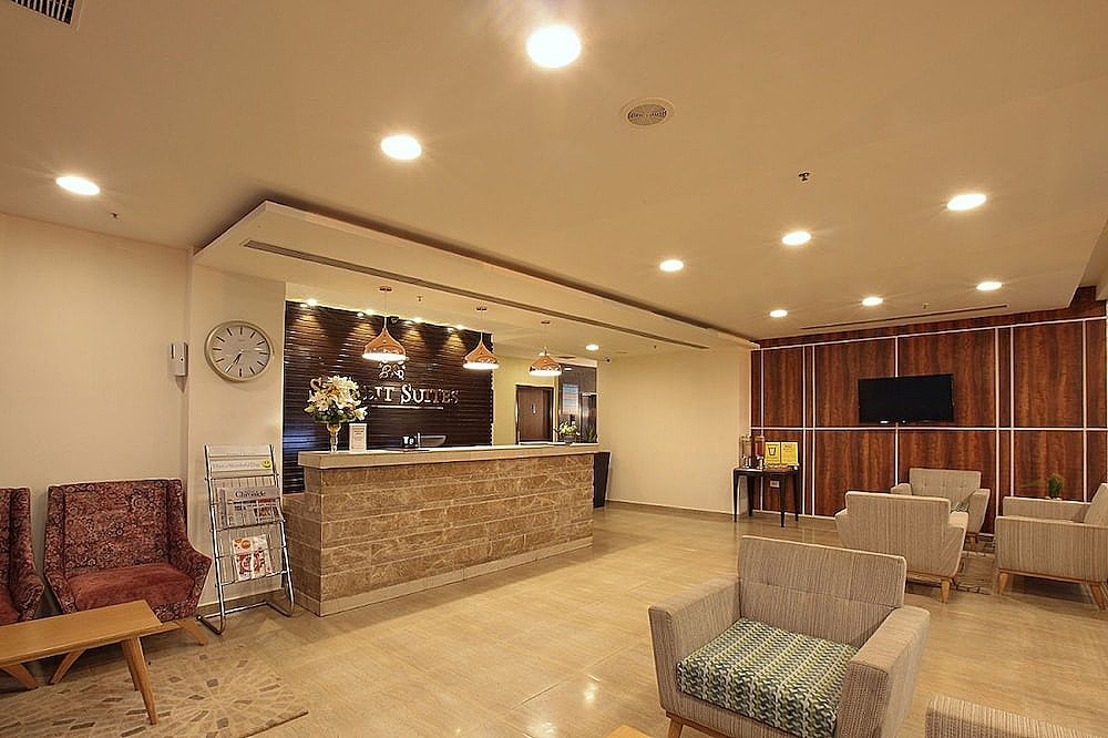 Lobby sitting area