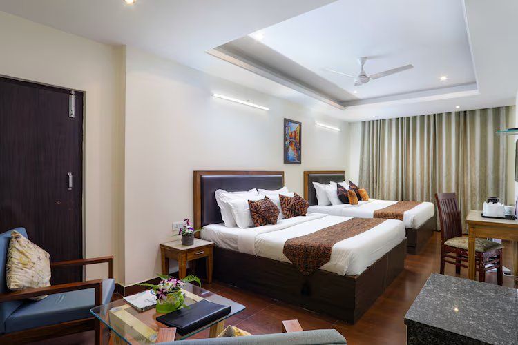 Deluxe Family Room with Work Desk